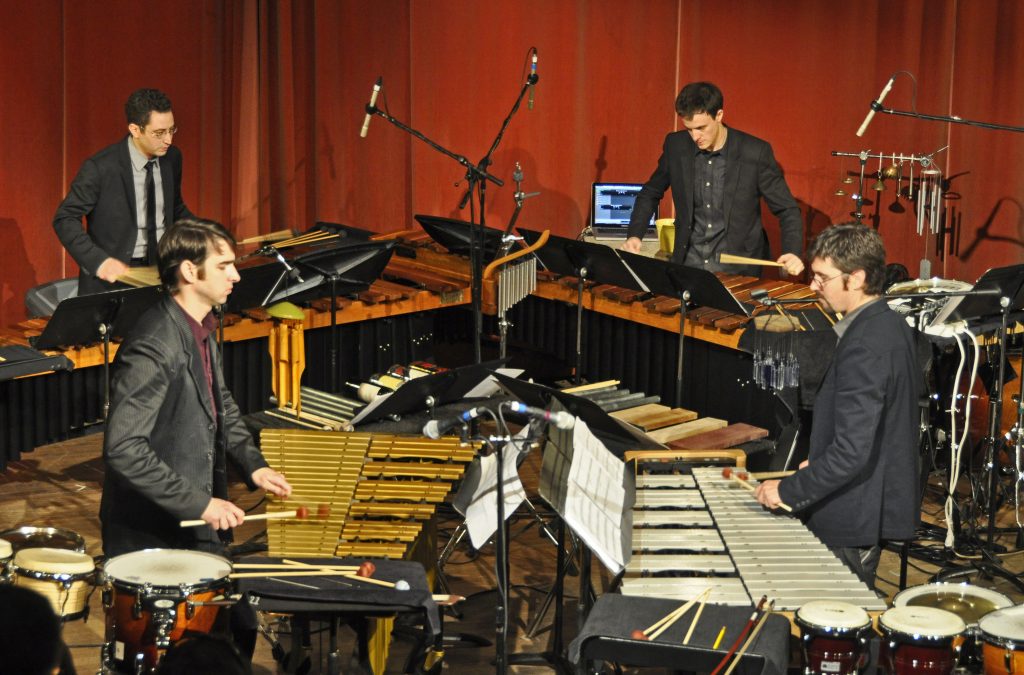 Third Coast Percussion at Hillside Theatre in 2011. Photo by Dick Ainsworth.