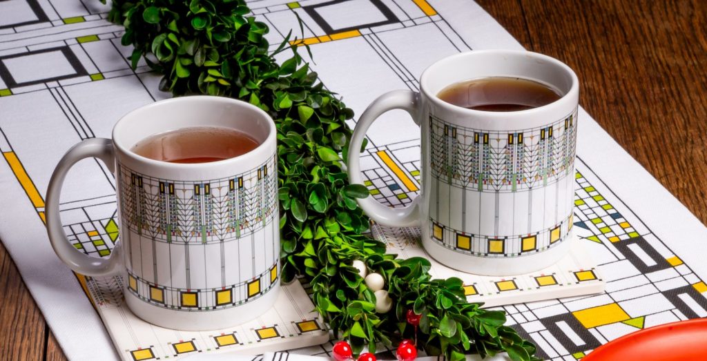 Two Tree of Life Mugs. Recommended in the 2021 Gift Guide.