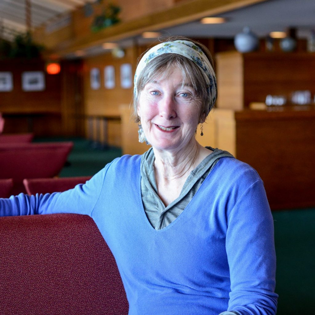 Odessa Piper at the Frank Lloyd Wright Visitor Center