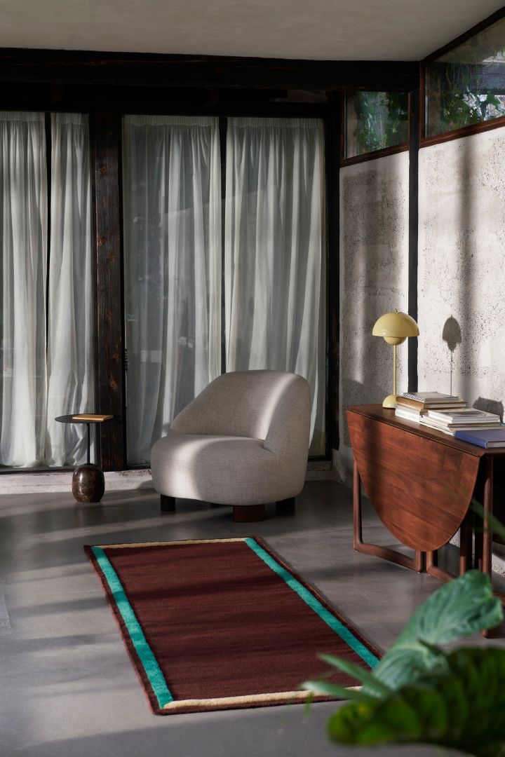 A beautiful living room decorated with many of the Scandinavian interior design trends for 2023.